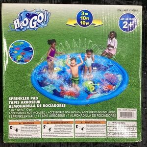 Kids Splash Play Mat - Blue 10 ft